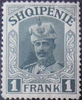Stamp, Fürst William of Wied, Albania,  