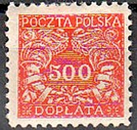 Stamp, Number, Poland,  