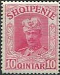 Stamp, Fürst William of Wied, Albania,  