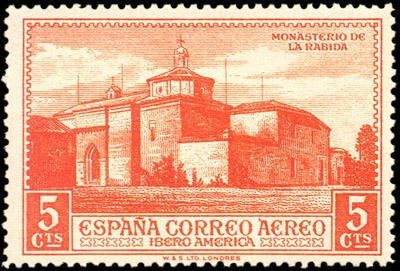 Stamp, Discovery of America, Spain,  