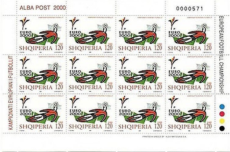 Mini Sheet with 12 x 2761
