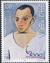 Stamp, International Stampexhibition ESPANA 2000,Madrid, Albania,  , Paintings