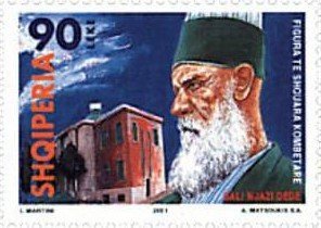 Stamp, Sali Njazi Dede, Albania,  