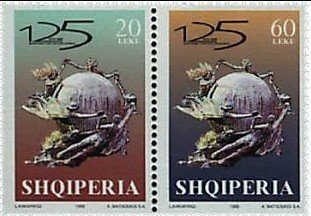 Stamp, Pair of 2706-07, Albania,  