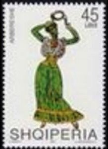 Stamp, Arbereshe, Albania,  