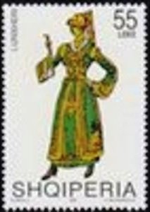 Stamp, Lunxheri, Albania,  