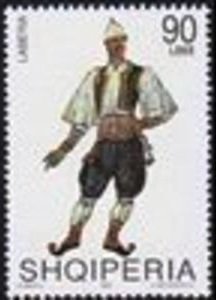 Stamp, Laberia, Albania,  