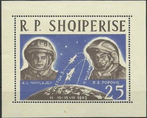A. Nikolayev and P. Popovich, Space Capsules "Vostok 3" and