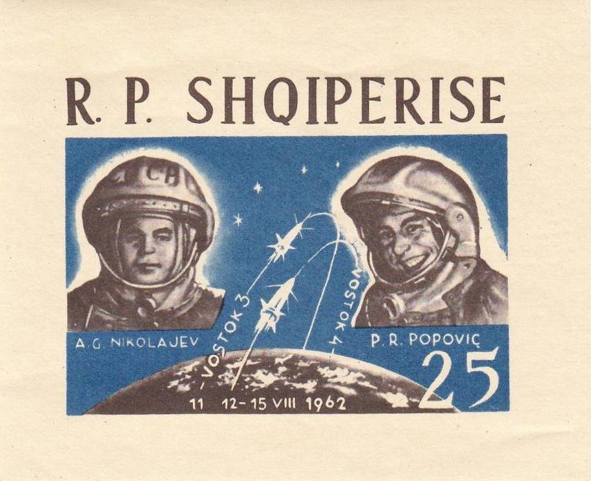 A. Nikolayev and P. Popovich, Space Capsules "Vostok 3" and
