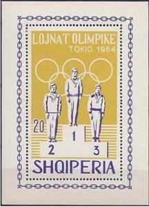 Souvenir Sheet, Presentation Ceremony, Albania,  , Sport, Olympic Games