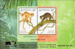 Souvenir Sheet, World Philatelic Youth Exhibition - Cuskuses, Australia,  , Mammals, Philatelic Exhibitions, Monkeys, Animals (Fauna)