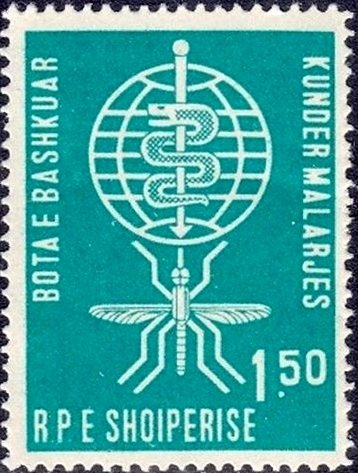 WHO Emblem, stylized Mosquito