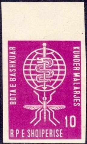 WHO Emblem, stylized Mosquito