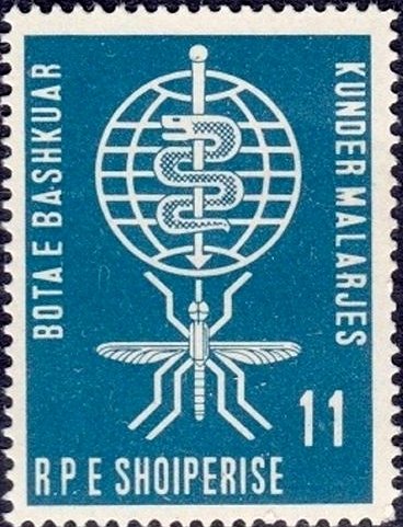 WHO Emblem, stylized Mosquito