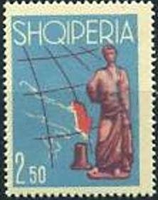 Head of an Apollo; Adria map with Albania