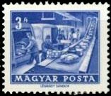 P.O. parcel conveyor