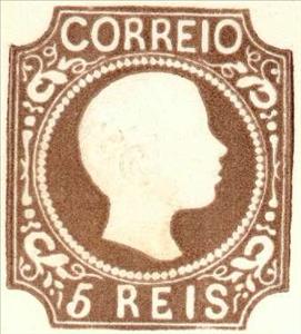Stamp, King Pedro V, Portugal,  , Heads of State, Kings