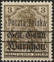 Stamp, Germania, Poland,  