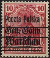 Stamp, Germania, Poland,  