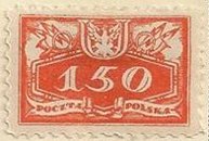 Stamp, Face value below, Poland,  