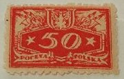 Stamp, Face value below, Poland,  