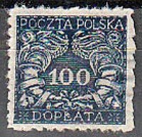 Stamp, Number, Poland,  