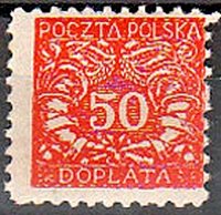 Stamp, Number, Poland,  