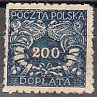 Stamp, Number, Poland,  