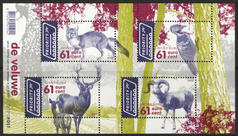 Animals of National Park De Veluwe - MiNo. 2231-34