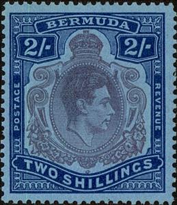 Stamp, King George VI, Bermuda,  