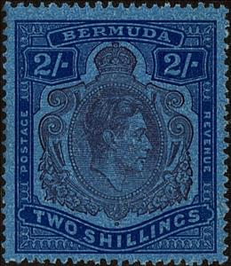Stamp, King George VI, Bermuda,  