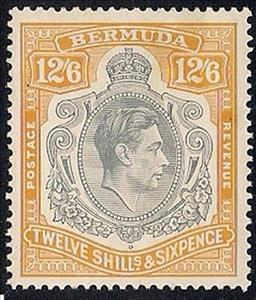 Stamp, King George VI, Bermuda,  