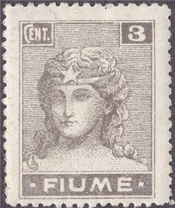 Stamp, Allegories and views - FIUME, Italian colonies, territories and occupations,  