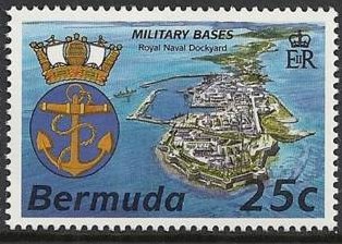 Force insignia and Royal Naval Dockyard