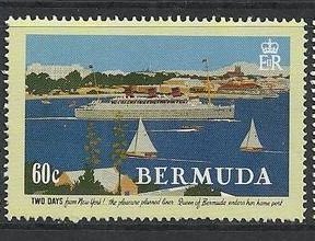 SS Queen of Bermuda entering port