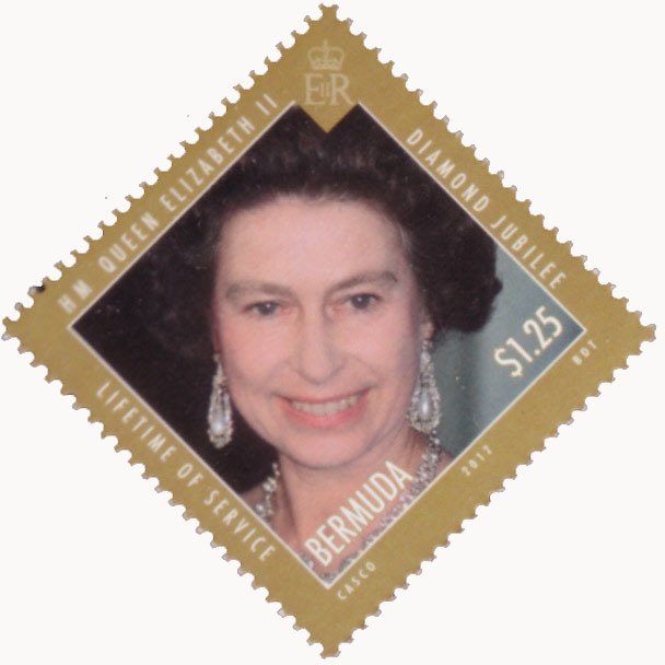 Queen at a State Banquet in grounds of the White House durin