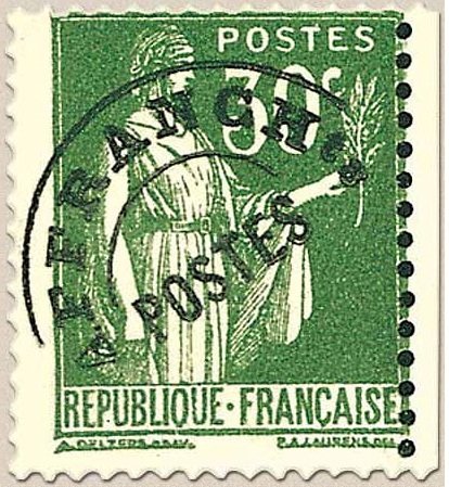 préoblitéré - Type Paix