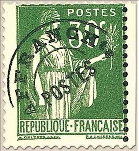 Stamp, préoblitéré - Type Paix, France,  