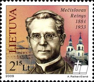 Stamp, Archbishop Mecislovas Reinys (1884 - 1953), Lithuania,  