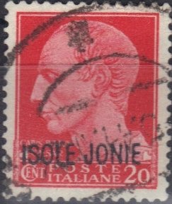 Italy Stamps Overprint "ISOLE JONIE"