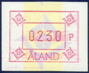 Stamp, Frama model 1993, Åland Islands,  