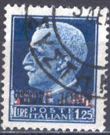 Italy Stamps Overprint "ISOLE JONIE"