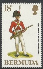 Devonshire Parish Militia, 1812