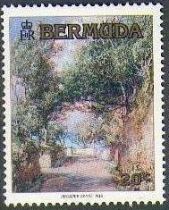 Stamp, Bermuda by Prosper Senat, Bermuda,  , Paintings