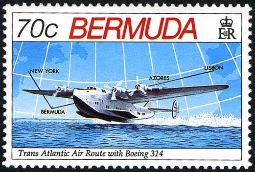 Trans-atlantic air route, Boeing 314