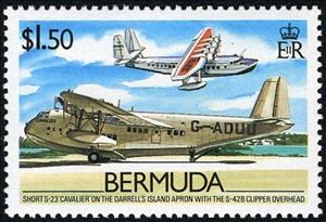 Stamp, Cavalier, Bermuda Clipper, Bermuda,  , Aviation, Aircrafts