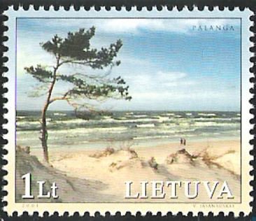 The coast near the resort town of Palanga