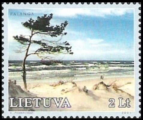 The coast near the resort town of Palanga