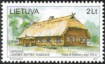 Dwelling house from the district of Darbenai.