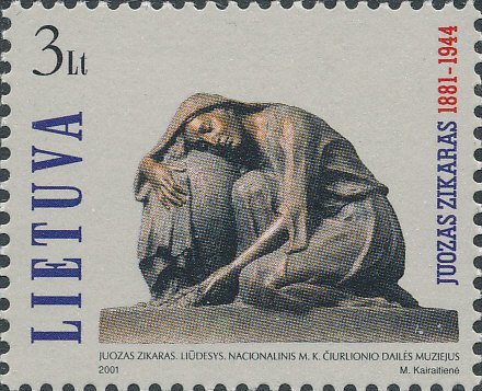 Sculptor J.Zikaras (1881-1944)